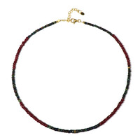 Collana in argento con Rubino del Madagascar