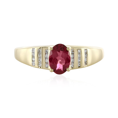 Anello in oro con Tormalina Rosa (Adela Gold)