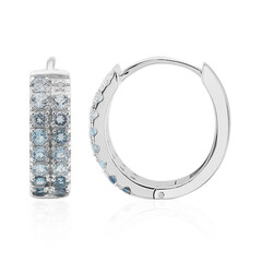 Orecchini in argento con Topazio Blu Cielo