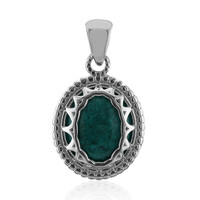 Ciondolo in argento con Crisocolla (Art of Nature)