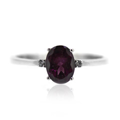 Anello in argento con Rodolite