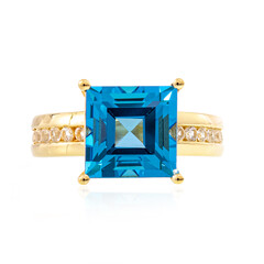 Anello in argento con Topazio Marambaia