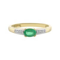 Anello in oro con Smeraldo Etiope