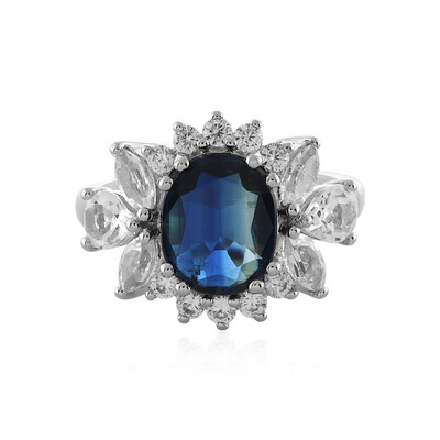 Anello in argento con Cianite