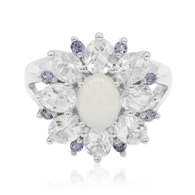 Anello in argento con Opale di Welo