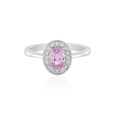 Anello in argento con Kunzite