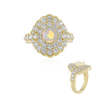 Anello in argento con Opale di Welo