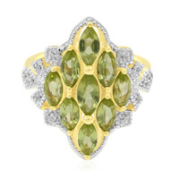 Anello in argento con Peridoto