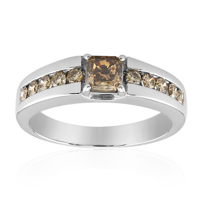 Anello in oro con Diamante Rose de France VS1 di Argyle (Annette)