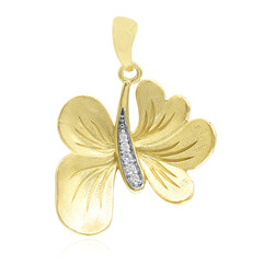 Ciondolo in argento con Diamante I1 (G)