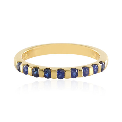Anello in argento con Zaffiro Blu