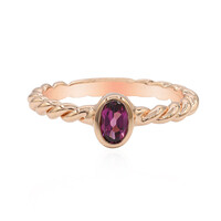 Anello in argento con Rodolite