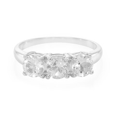 Anello in argento con Goshenite