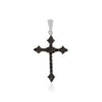 Ciondolo in argento con Spinello Nero