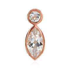 Ciondolo in oro con Danburite Rosa del Messico