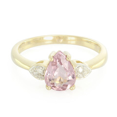 Anello in oro con Tormalina Rosa Cuprian