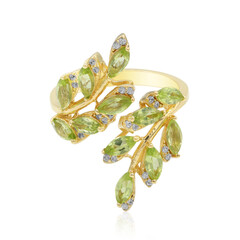 Anello in argento con Peridoto