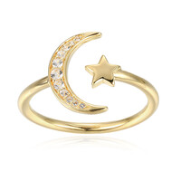 Anello in argento con Topazio Bianco