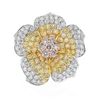Anello in oro con Diamante Rosa I1 (CIRARI)