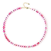 Collana in argento con Opale Rosa