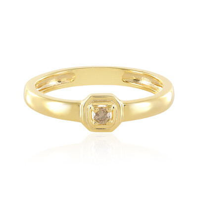 Anello in argento con Diamante Champagne I3