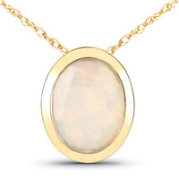 Collana in oro con Opale di Welo