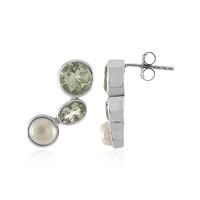 Orecchini in argento con Ametista Verde