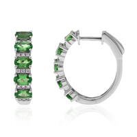 Orecchini in oro con Tsavorite AAA del Kenia (CIRARI)
