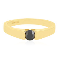 Anello in argento con Diamante Nero