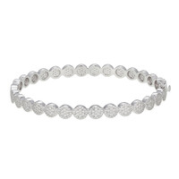 Bracciale in argento con Zircone (Adela Silber)