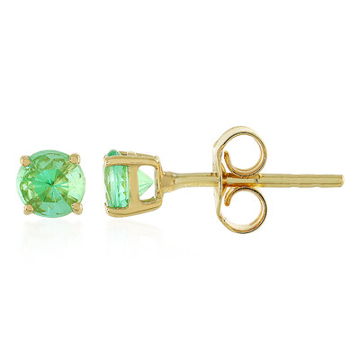 Orecchini in oro con Smeraldo Colombiano