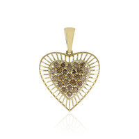 Ciondolo in oro con Diamante Champagne I2 (Ornaments by de Melo)