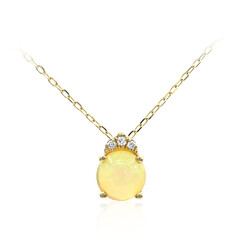 Collana in oro con Opale di Welo AAA