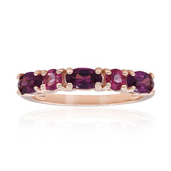 Anello in argento con Rodolite