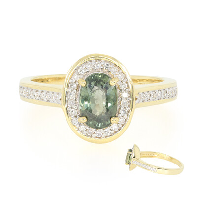 Anello in oro con Zaffiro (non riscaldato) (AMAYANI)