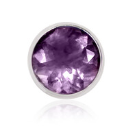 Ciondolo in argento con Fluorite Viola