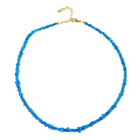 Collana in argento con Opale Blu Neon