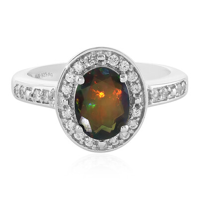 Anello in argento con Opale Mezezo