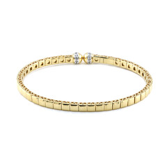 Bracciale in argento con Topazio Bianco