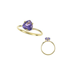 Anello in oro con Ametista
