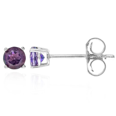 Orecchini in argento con Topazio Mora