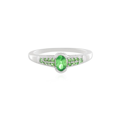Anello in argento con Tsavorite