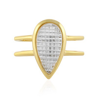 Anello in argento con Quarzo Bianco