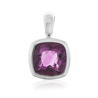 Ciondolo in argento con Fluorite Rosa (CUSTODANA)