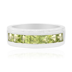 Anello in argento con Peridoto
