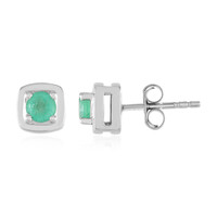 Orecchini in argento con Smeraldo Colombiano