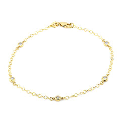 Bracciale in oro con Diamante SI1 (H)