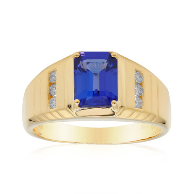 Anello in oro con Tanzanite AAA (CIRARI)