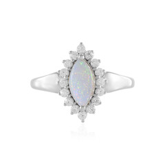 Anello in argento con Opale Australiano