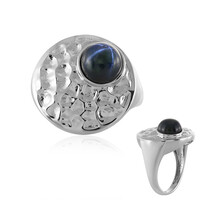 Anello in argento con Zaffiro Stellato Blu